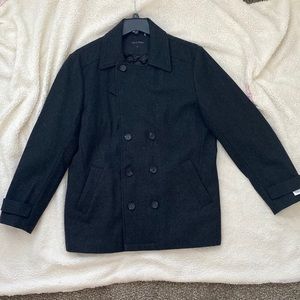 Wool Calvin Klein Peacoat